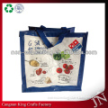 Food Pattern Shopping Bag,PP Laminated Shopping Bag,Fancy Desingn PP Woven Bag